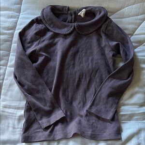 Kate Quinn organic cotton long sleeve Peter Pan shirt